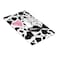 Gianlaima Black And White Pink Cow Print Love Heart Cute Pink Decor Print Light Switch Plate Cover Plastic Wall Plates Single Gang Toggle Switch