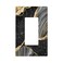 TOLONDINA Black Gold Marble Single Gang Rocker Light Switch Plate Cover Decor Wall Plate Cover For Home Bedroom Kitchen Decorative 44 27 Inches Standard Size