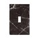 GSRLOD Black Grey White Marble Texture Single Toggle Light Switch Covers Decorative 1 Gang Wall Plate Electrical Device Switchplate Faceplate Farmhouse Decor