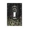 Spshian Black Moon Phase Stars Sun Floral Botanical 1 Gang Light Switch Covers Decorative Single Toggle Wall Plate Switchcover Electrical Switchplate for Country Bathroom Bedroom Decor
