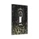 Spshian Black Moon Phase Stars Sun Floral Botanical 1 Gang Light Switch Covers Decorative Single Toggle Wall Plate Switchcover Electrical Switchplate for Country Bathroom Bedroom Decor