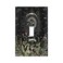 Spshian Black Moon Phase Stars Sun Floral Botanical 1 Gang Light Switch Covers Decorative Single Toggle Wall Plate Switchcover Electrical Switchplate for Country Bathroom Bedroom Decor