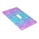LRERNAJF Bling Pink Blue 1 Gang Single Toggle Outlet Light Switch Cover Decorative Single Toggle Wall Plate Cover For Home Living Bedroom Kitchen Decorative