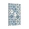 Igneinf Blue Mediterranian Tile 1 Gang Single Toggle Switchplate Faceplate Wallplate Teal Turquoise Talavera Morrocan Bohemia Tile Decorative Light Switch Cover Bathroom Living Room Kitchen Decorate