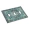 Sghxwp Bohemian Turquoise TealMutil Oriental Medallion 3 Gang Artistic Light Switch Covers Triple Toggle Wall Plate 3 Hole Electrical Device Decorative Switch Plate Covers Faceplate for Country Bathro