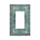 Sghxwp Bohemian Turquoise TealMutil Oriental Medallion Single Rocker Artistic Light Switch Cover 1 Gang Outlet Cover Gfci Electrical Wall Plate Dimmer Decorative Switch Plate Covers Faceplate for Bath