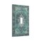 Sghxwp Bohemian Turquoise TealMutil Oriental Medallion Single Toggle Artistic Light Switch Covers 1 Gang Wall Plates Cover Electrical Device Decorative Switch Plate Covers Faceplate for Country Bathro