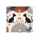 Yamxbfa Boho Black Cat Mid Century Moon Phase Double Toggle Light Switch Covers Decorative Country Unique 2 Gang Wall Plate Dual Electrical Faceplate Switchplate for Kitchen Bedroom Living Room Decor