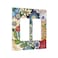 Braytow Boho Floral Botanical Mandala Decorative Outlet Cover Double Rocker Light Switch Plate Cover Electricity Receptacles Plates For Home Kitchen Living Bedroom 46 45