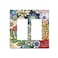 Braytow Boho Floral Botanical Mandala Decorative Outlet Cover Double Rocker Light Switch Plate Cover Electricity Receptacles Plates For Home Kitchen Living Bedroom 46 45
