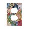 Thsanju Boho Floral Bright 1 Gang Duplex Light Switch Cover Outlet Wall Plate Electrical Faceplate Decorative Standard Size for Bathrooms Bedroom Kitchen Home