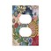 Thsanju Boho Floral Bright 1 Gang Duplex Light Switch Cover Outlet Wall Plate Electrical Faceplate Decorative Standard Size for Bathrooms Bedroom Kitchen Home