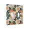 YWTZWT Boho Floral Light Switch Cover 2 Gang Wall Plate Double Toggle Switch Plate Covers Flower Tropical Leaves Decorative Wall Plates for Light Switches 45 x 45 Inch