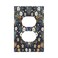 Xuejiaku Boho Leaf Floral Navy Blue Background Single Duplex Wall Plate Covers Light Switch Cover 1 Gang Outlet Plate Decorative Switchplate Covers Electrical Faceplate for Farmhouse Bedroom Bedroom D