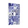 DJTRRF Boho Mexican Tile 1 Gang Light Switch Cover Blue White Decorative Wall Plate Single Toggle Electrical Switchplate Faceplate for Home Decor