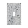 Xuejiaku Boho Wild Flowers Farm Floral 1 Gang Light Switch Cover Decorative Single Toggle Wall Plate Electrical Switchplate Switchcovers Home Decor for Living Room Bedroom Decorate