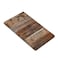 YWTZWT Brown Rustic Print Wood Blank Wall Plate 1 Gang No Device Wallplate Farmhouse Single Switch Plate Outlet Cover Standard Size 450 x 276 Inch