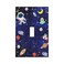 GSRLOD Cartoon Astronaut Galaxy Outer Spcae Single Toggle Light Switch Covers Decorative 1 Gang Wall Plate Electrical Device Switchplate Faceplate Farmhouse Decor