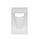 ChaosssCo Low Voltage Single 1Gang Cable Pass Through Wall Plate White 2 Pack