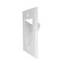 ChaosssCo Low Voltage Single 1Gang Cable Pass Through Wall Plate White 2 Pack