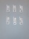 JSP Manufacturing Clear Toggle Switch Plate Cover Guard 6 Pack Keeps Light Switch ON or Off Protects Your Lights or Circuits from Accidentally Being Turned on or Off