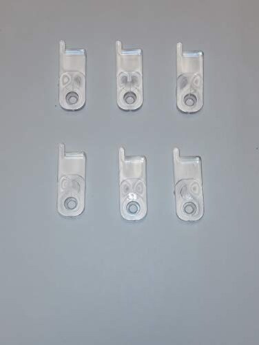 JSP Manufacturing Clear Toggle Switch Plate Cover Guard 6 Pack Keeps Light Switch ON or Off Protects Your Lights or Circuits from Accidentally Being Turned on or Off
