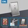 CML Hardware CML Toggle Light Switch Stainless Steel Wall Plate 1Gang Metal Switch Plate Covers Corrosion Resistant 430 SS Standard Size Brushed Finish Silver 20 Pack
