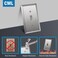 CML Hardware CML Toggle Light Switch Stainless Steel Wall Plate 1Gang Metal Switch Plate Covers Corrosion Resistant 430 SS Standard Size Brushed Finish Silver 20 Pack