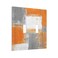 GSRLOD Contemporary Abstract Oil Painting Decorative 2 Gang Outlet Light Switch Cover Burnt Orange Brown Gray Beige Art Modern Cover Electrical Dual Device Double Toggle Switch Plug Socket Wall Plate