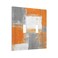 GSRLOD Contemporary Abstract Oil Painting Decorative 2 Gang Outlet Light Switch Cover Burnt Orange Brown Gray Beige Art Modern Cover Electrical Dual Device Double Toggle Switch Plug Socket Wall Plate