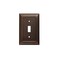 KnobDeals Cool Knobs and Pulls CKP Impressions Collection 31190 Decorative Single Toggle Wall PlateOutlet Cover Long Lasting Durable Solid Steel Construction OilRubbed Bronze 1 piece