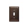 KnobDeals Cool Knobs and Pulls CKP Impressions Collection 31190 Decorative Single Toggle Wall PlateOutlet Cover Long Lasting Durable Solid Steel Construction OilRubbed Bronze 1 piece