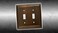 KnobDeals Cool Knobs and Pulls CKP Impressions Collection 31193 Decorative Double Toggle Wall PlateOutlet Cover Long Lasting Durable Solid Steel Construction OilRubbed Bronze 1 piece