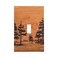 JIEXUTE Country Rustic Pine Tree Woods Print 1 Gang Toggle Light Switch Cover Lodge Cabin Barn Woodland Forest Wooden Decorative Single Toggle Device Switch Face Wall Plate Electrical Decorator Outlet