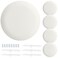 Houoto CP3540 Ceiling Cover Plate Round Electrical Box Cover 5 Pcs White