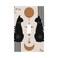 JIEXUTE Cute Mid Century Abstract Black Boho Moon Cat Single Toggle Light Switch Plates Outlet Covers Decorative Electrical Wall Plate Receptacle Switchplate Decorate Plug Cover Living Room Bathroom D
