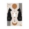 JIEXUTE Cute Mid Century Abstract Black Boho Moon Cat Single Toggle Light Switch Plates Outlet Covers Decorative Electrical Wall Plate Receptacle Switchplate Decorate Plug Cover Living Room Bathroom D