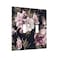 Wpshijia Dark Floral 2 Gang Double Toggle Wall Plate Cover Boho Peony Floral Decirative Electrical Faceplate Black Flower Light Switch Cover Plate for Bathroom Kitchen Home