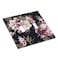 Wpshijia Dark Floral 2 Gang Double Toggle Wall Plate Cover Boho Peony Floral Decirative Electrical Faceplate Black Flower Light Switch Cover Plate for Bathroom Kitchen Home