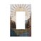 Rougui Decora Outlet Wall Plate Abstract Boho Sun Sunraise Mountain Forest Wood 1 Gang Rocker Decorative Switchplate Faceplate Gfci Light Switch Covers For Farmhouse Bathroom Bedroom Decor