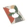 ranedula Decorative Boho Wall Plate Mid Century Red Sun Receptacle Duplex Outlet Covers 1Gang Light Switch Cover Jumbo Size Chic Abstract Minimalist Aesthetics Art Electrical Faceplate Switchplate