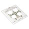 Yamxbfa Decorative Light Switch Cover Plate Rustic Farmhouse Wooden Board Botanical Flower 2 Gang Socket Covers Double Duplex Wallplates Switch Plates and Outlet Covers for Bathroom Home Decor
