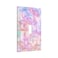 Spshian Decorative Switch Plate Covers Cute Marble Texture 1 Gang Single Toggle Light Switch Cover Pink Purple Gold Abstract Jumbo Size Wall Plate Electrical Switchplate Receptacle Plug for Kids Girls