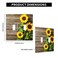 Futterya Double Toggle Light Switch Plate Cover Sunflowers Wall Decor Outlet Covers for Rooms Store