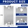 Dunzy 50 Pcs Nail Plates for Wood Studs 15 x 25 Cable Wire Protector with Pointed Prongs Steel Safety Plates Anti Nail Protection for Protects Plumbing and Wiring