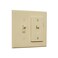 E-LOCK SWITCH eLock Switch Guard for Toggle Switches Child Proof Light Switch Lock with ONOFF Push Button Made in USA Protect Devices TVs Security Camera Gas Fireplace Safety Cover Ivory 1 Pack