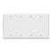 ENERLITES Blank Device Wall Plate Cover Size 4Gang 450 x 819 Unbreakable Polycarbonate Thermoplastic 8804W White