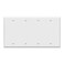 ENERLITES Blank Device Wall Plate Cover Size 4Gang 450 x 819 Unbreakable Polycarbonate Thermoplastic 8804W White