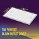 ENERLITES Blank Wall Plate Cover Gloss Finish Standard Size 1Gang 450 x 276 Polycarbonate Thermoplastic Electrical Covers for Unused OutletsSwitches 8801W20PCS White 20 Pack