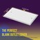 ENERLITES Blank Wall Plate Cover Gloss Finish Standard Size 1Gang 450 x 276 Polycarbonate Thermoplastic Electrical Covers for Unused OutletsSwitches 8801W20PCS White 20 Pack